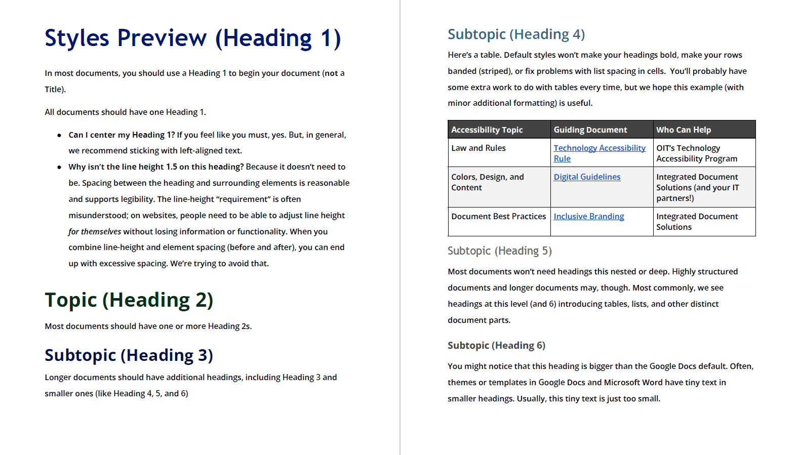 Screenshot of Formal and Flexible Trebuchet and Open Sans: Colorful