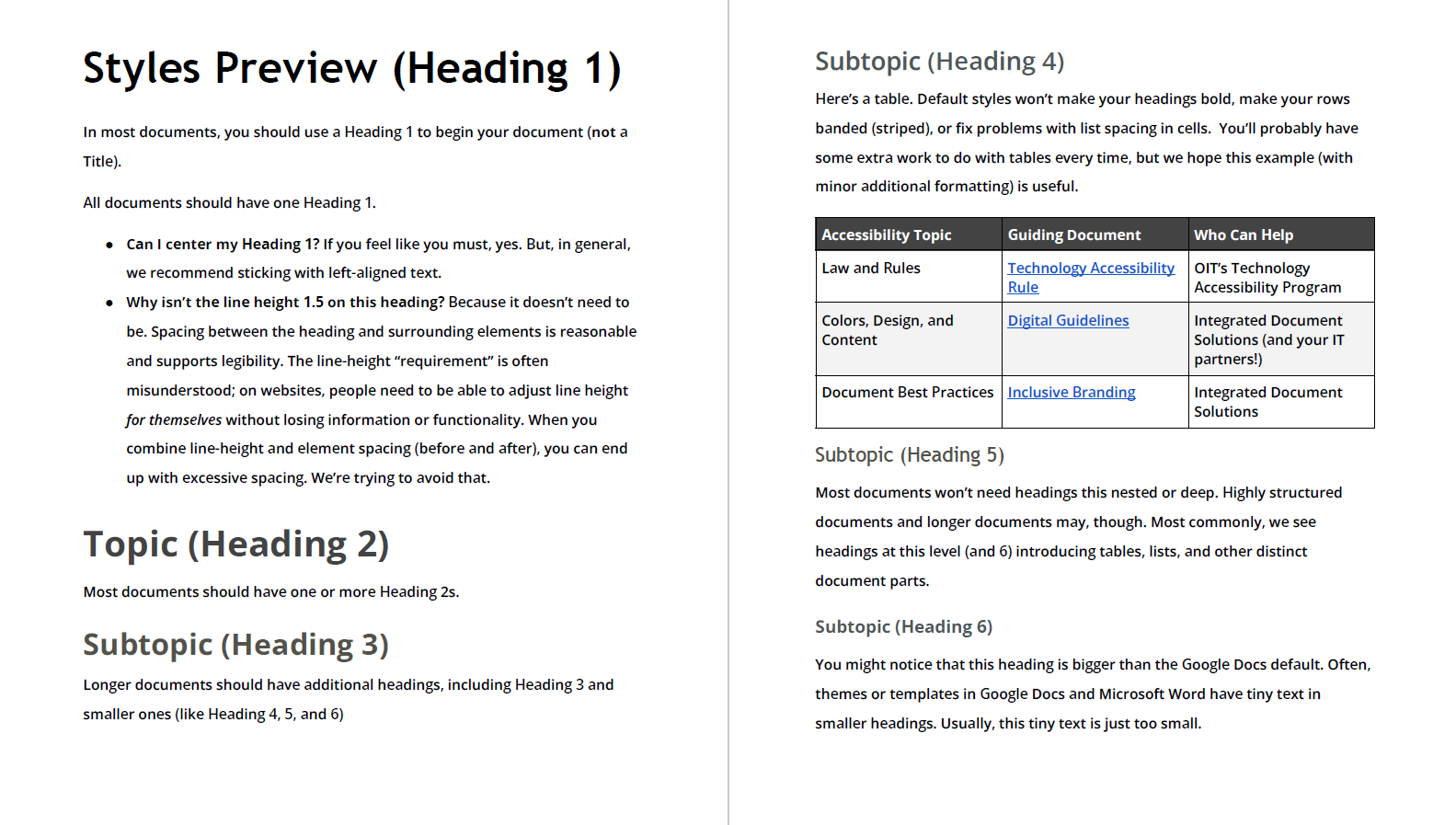 Screenshot of Formal and Flexible Trebuchet and Open Sans: Monochrome