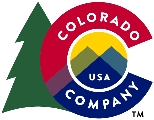 Colorado Certification Badge with text that says Colorado USA Company TM