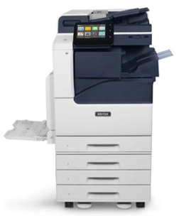 A narrow Xerox Versalink C7125T machine, through the IDS SOPE program