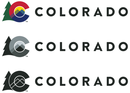 Three versions of the horizontal C logo